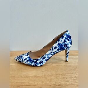 Kelly & Katie Blue and White Heels